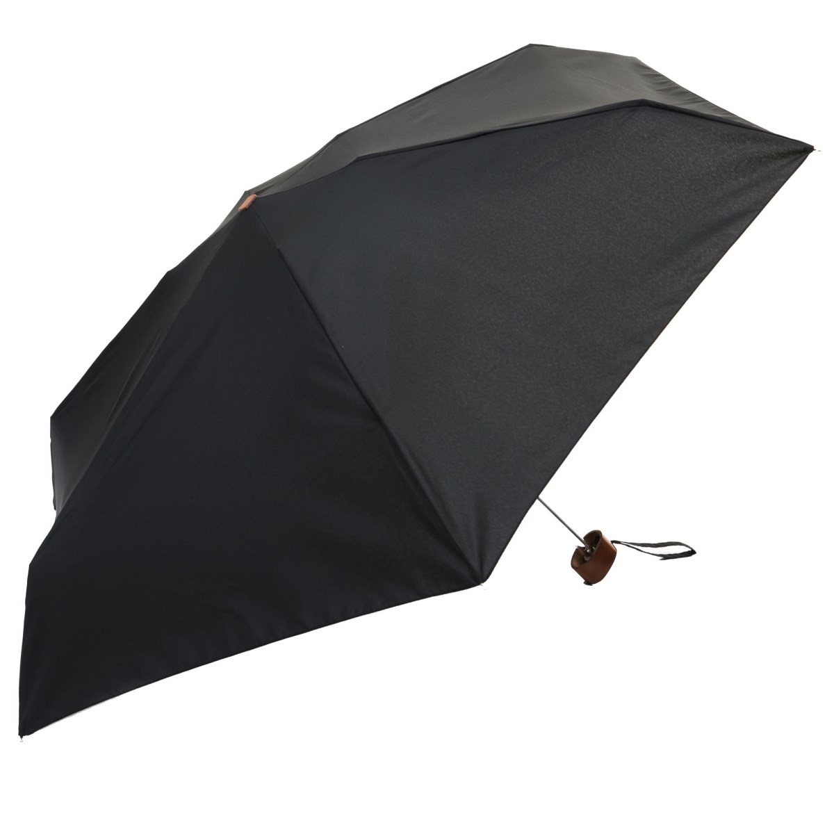 Unisex Black Mini Compact Umbrella Susino
