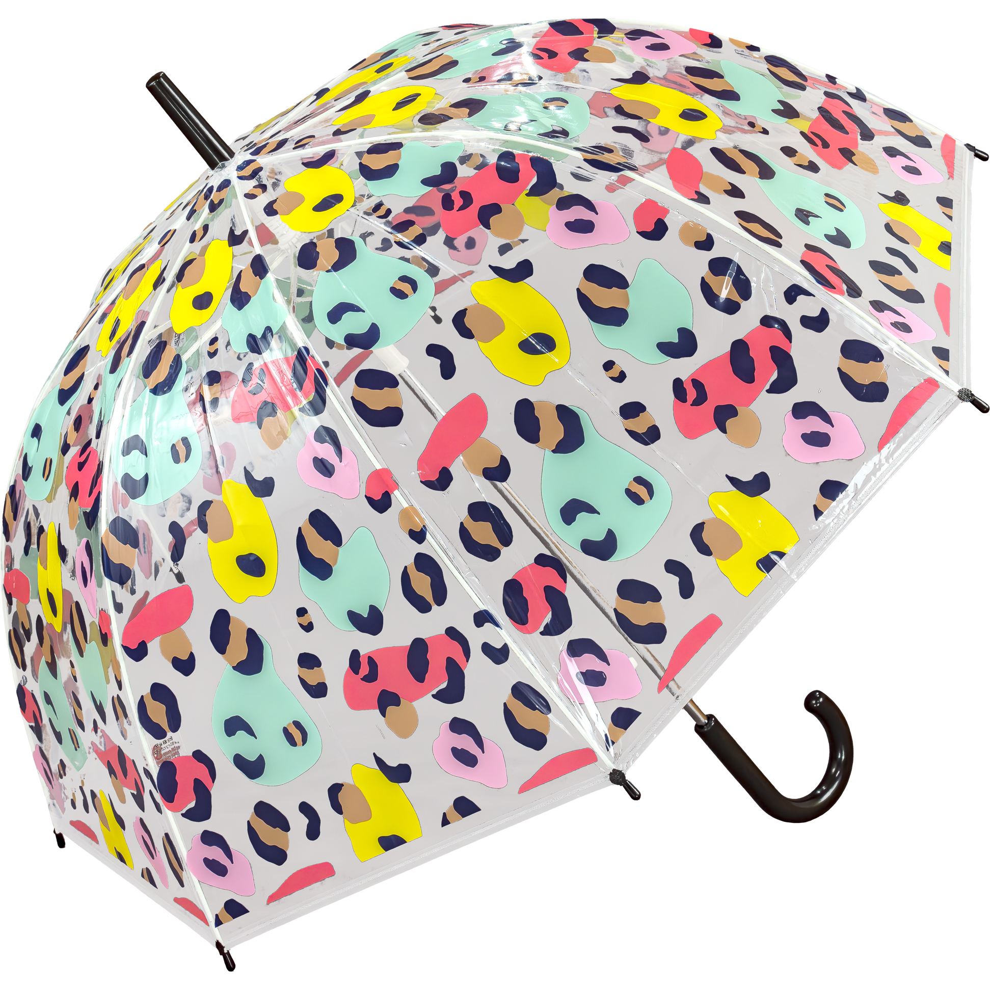 Multi Colour Animal Print Dome Umbrella (18027R)