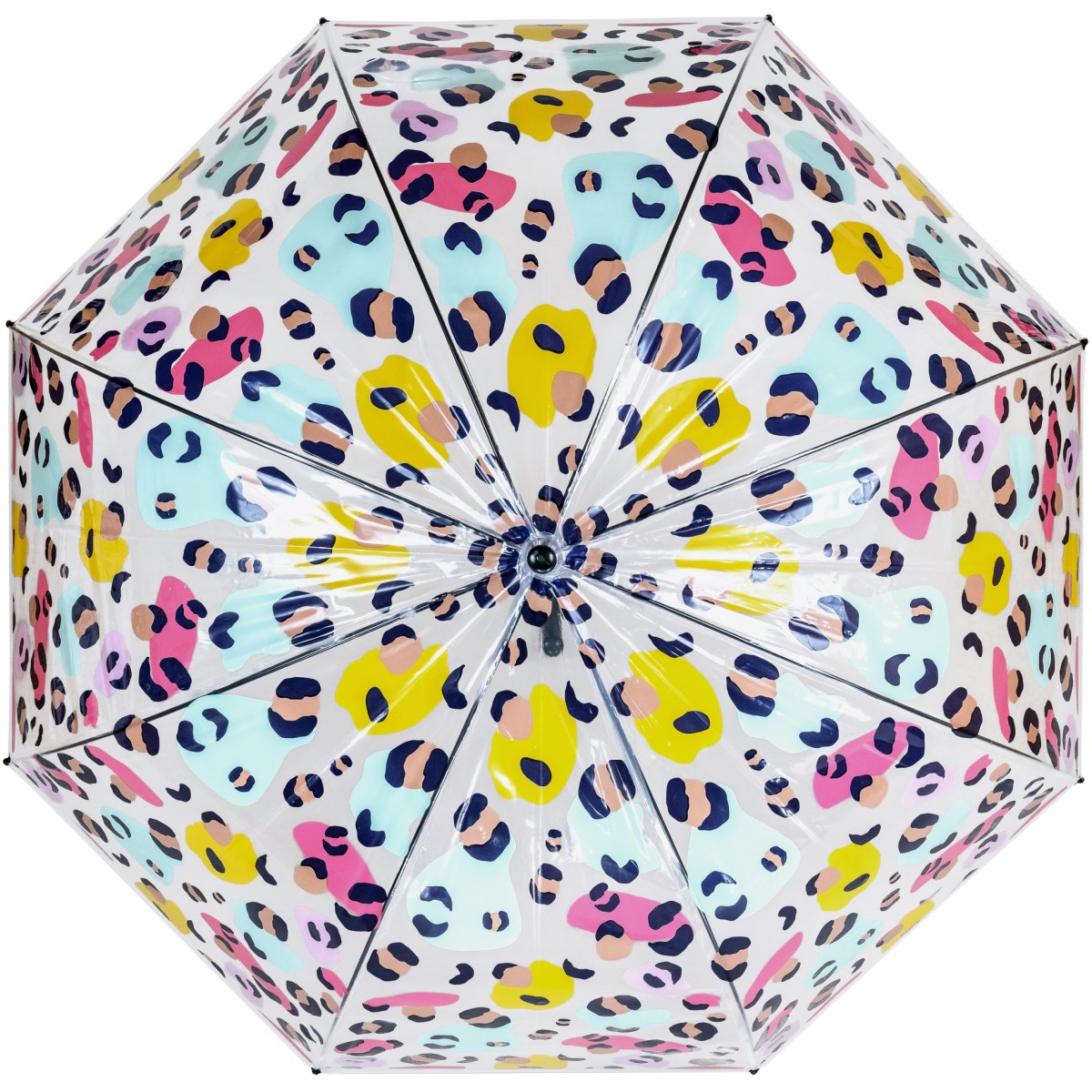 Multi Colour Animal Print Dome Umbrella