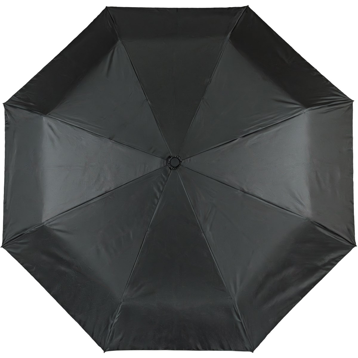 Black Bow Ribbon Auto Open/Close Travel Umbrella - Windproof, Compact Foldable (24" Arc)