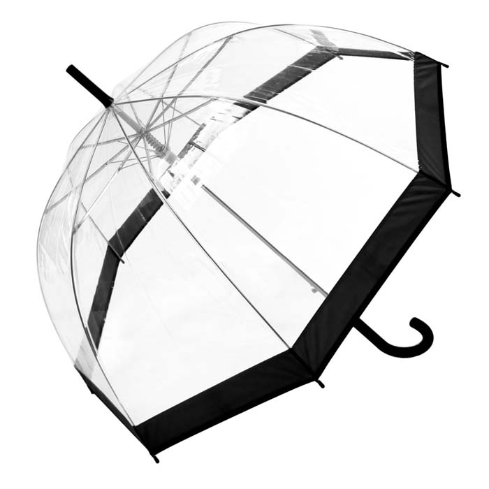 Black Border Bubble Dome Umbrella  (3466A)