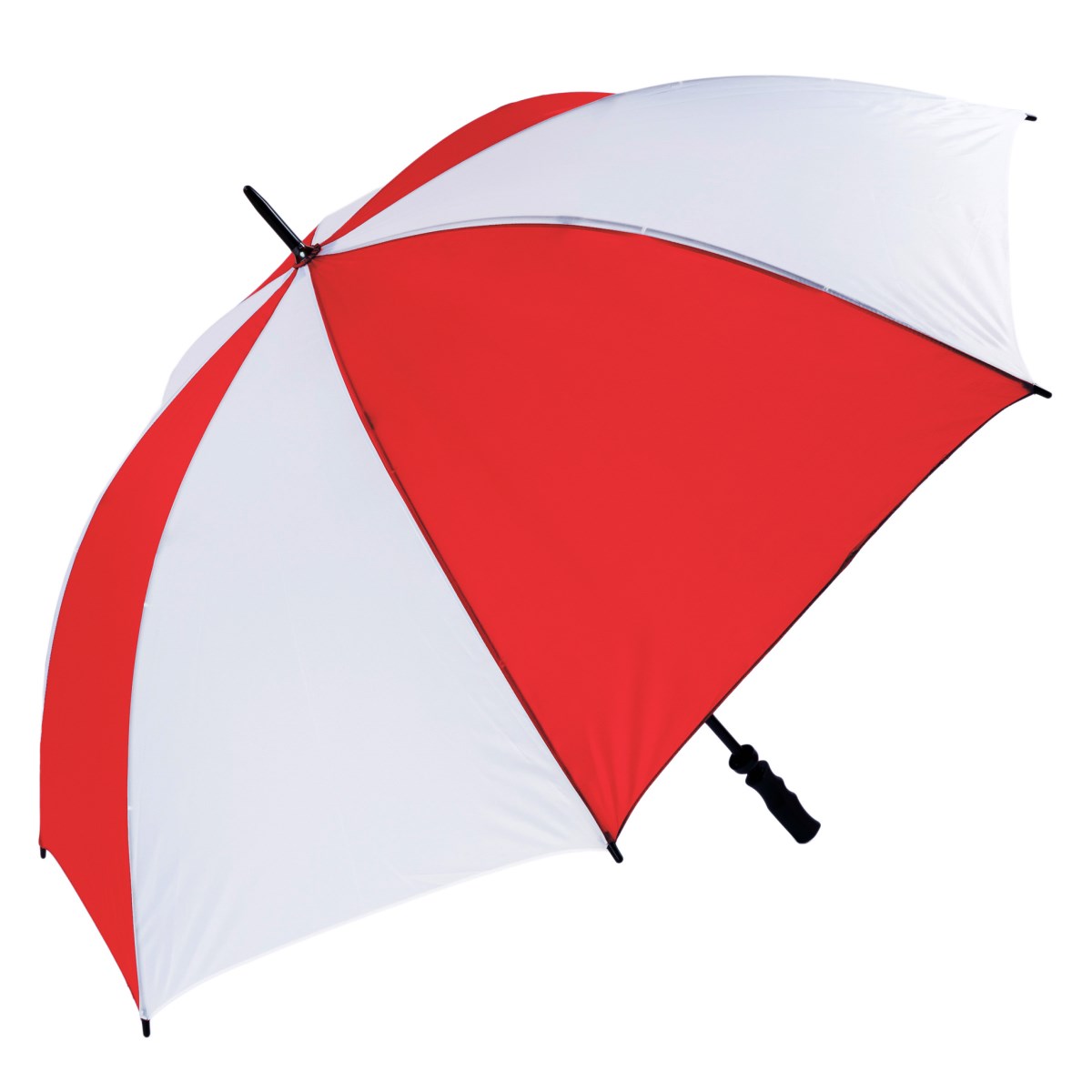 Lightweight Red & White Golf Umbrella Wind Resistant Fibrelight (3473)