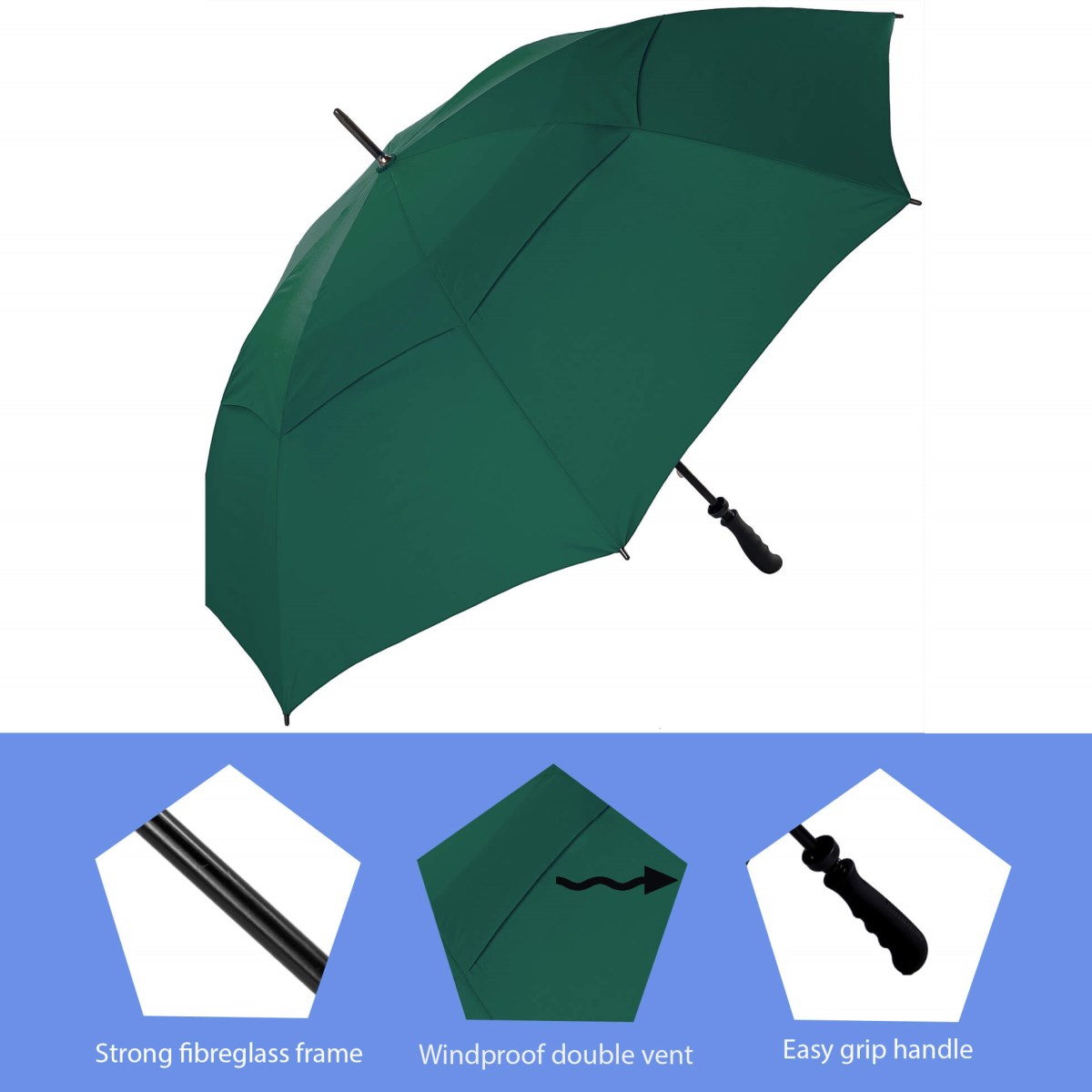The Gibraltar Golf Umbrella Green