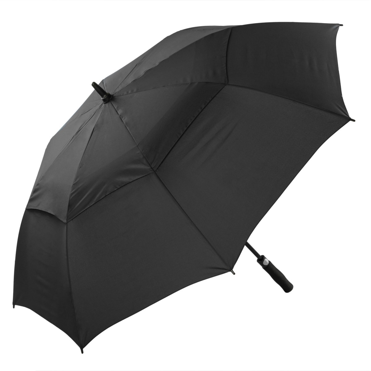 Premium Fibreglass Wind-Resistant Golf Umbrella Black Auto Open (3477P)