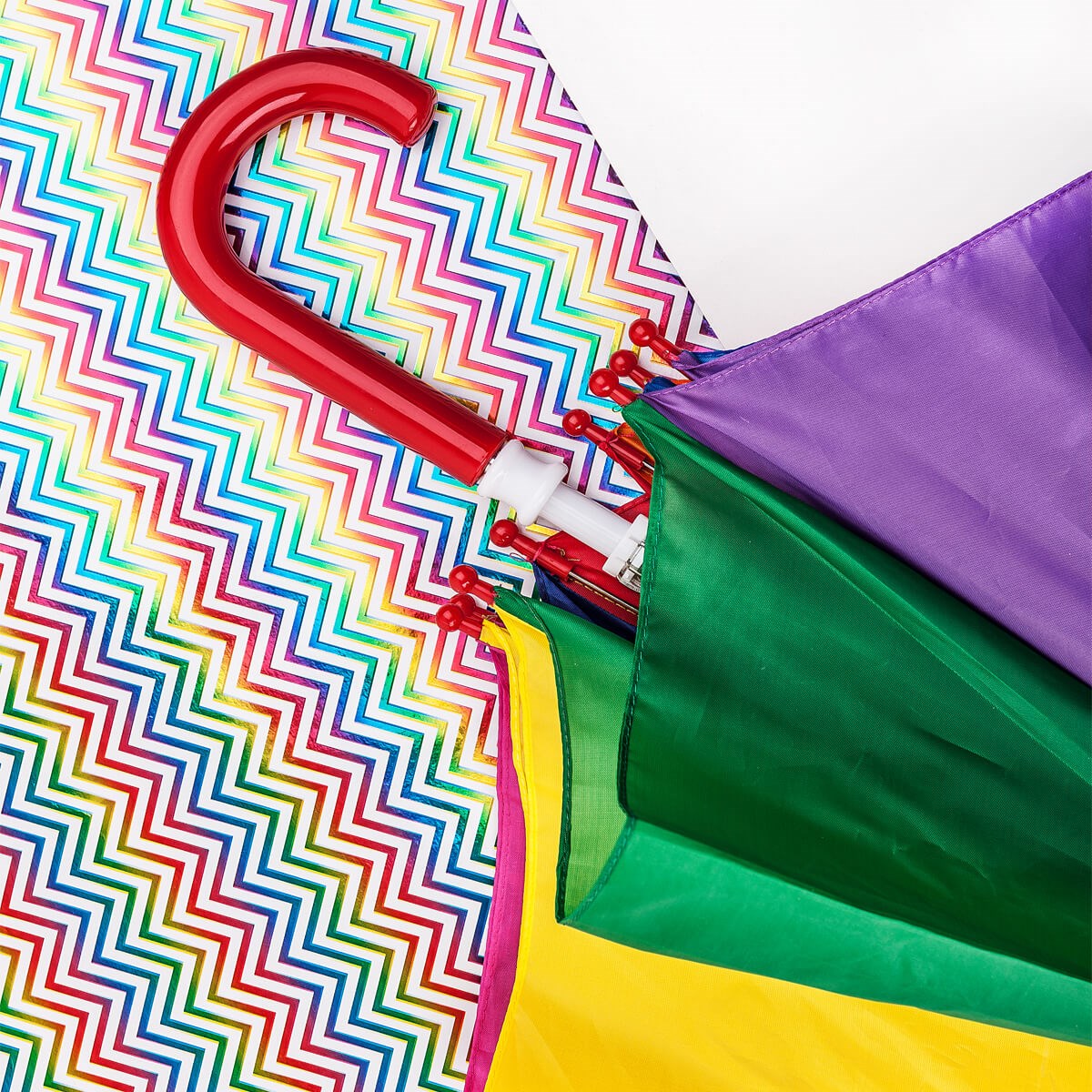 Children's Rainbow Umbrella Girls Rainbow Umbrella Boys Rainbow