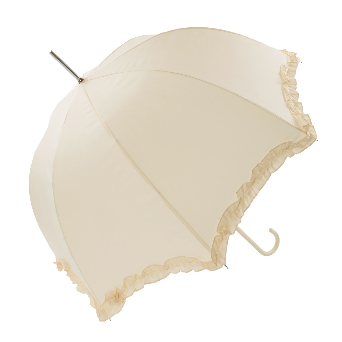 Ivory Scallop Frilled Wedding Umbrella (3599/IVO)