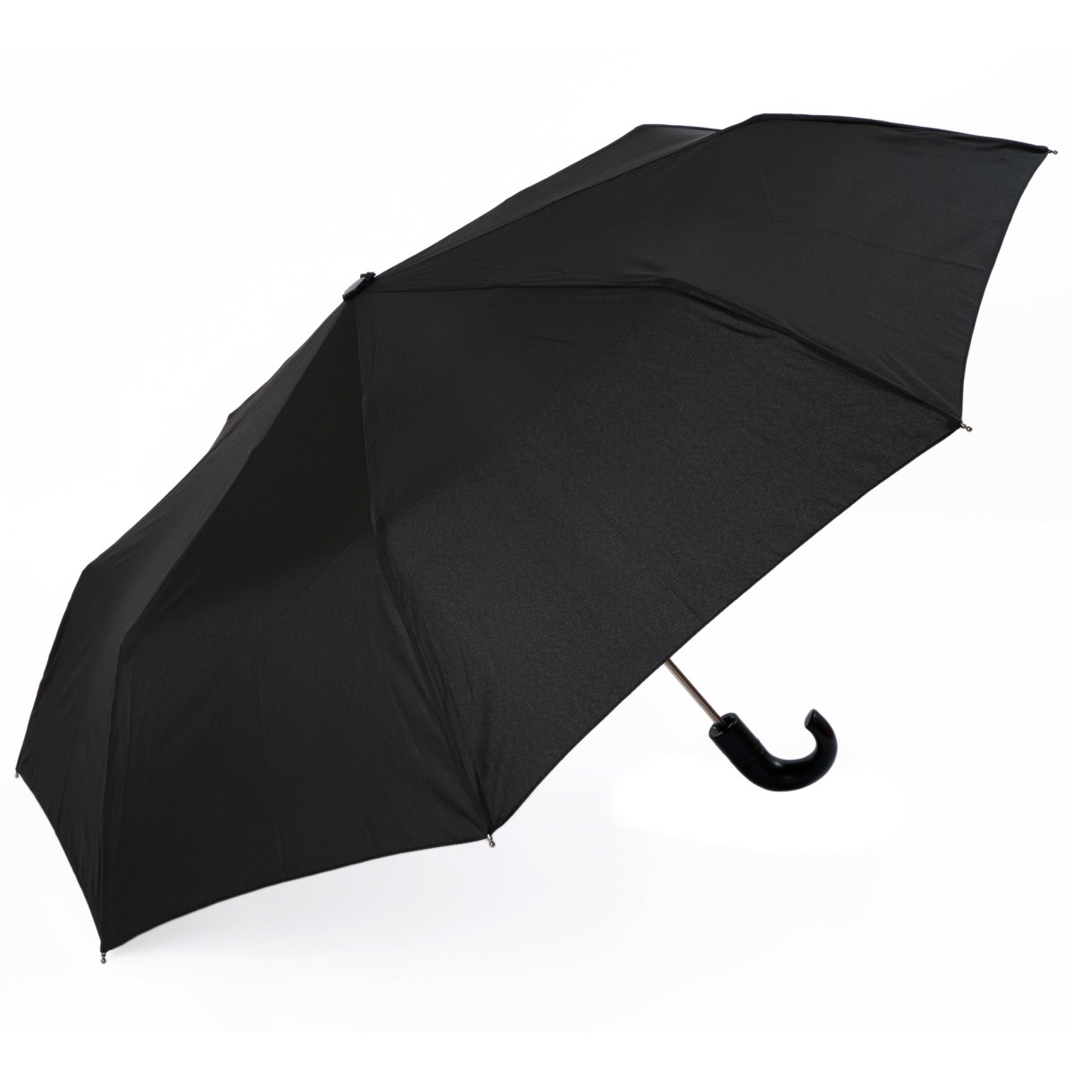 Black Gentlemens Automatic Compact Umbrella Susino