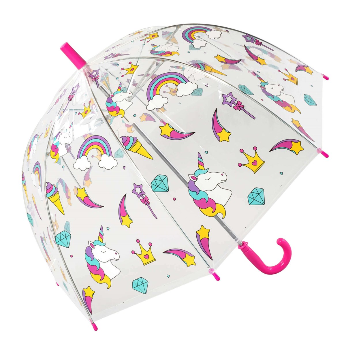 Childrens Unicorn Umbrella Bubble Dome Umbrella Kids Umbrella