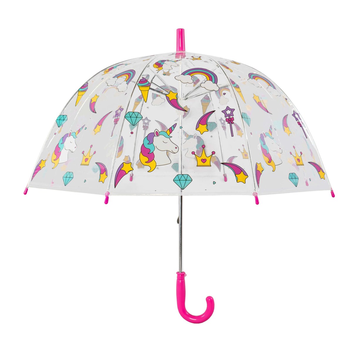 Childrens Unicorn Umbrella Bubble Dome Umbrella Kids Umbrella