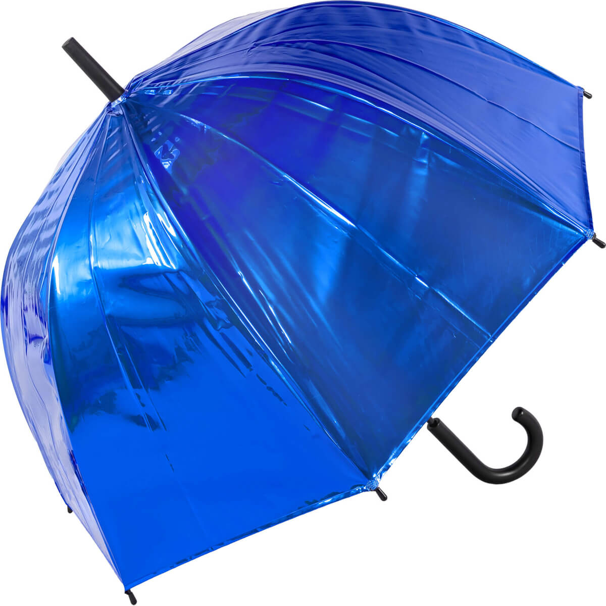 Auto Open Metallic Blue Bubble Dome Umbrella (18019)