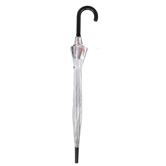 Dome Umbrella with Silver Border Auto Open (18020)