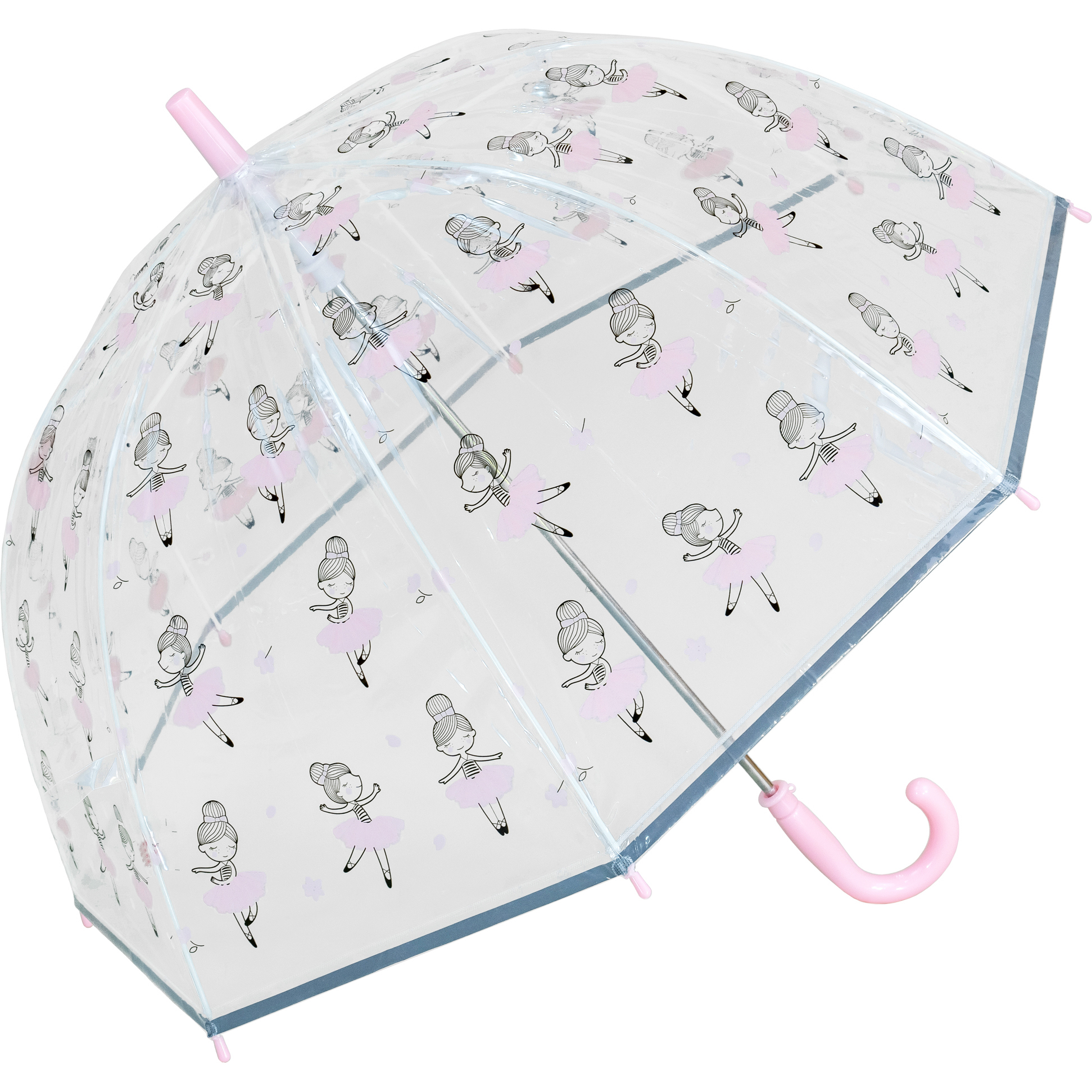 Ballerina Dome Childrens Clear Dome Umbrella (18031R)