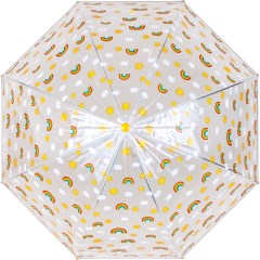 Kids%20Clear%20Dome%20Umbrella%20with%20Rainbow%20Pattern%20and%20Reflective%20Strip%20-%20Yellow%20Handle%20%2818024-Y%29%20%282%29.jpg