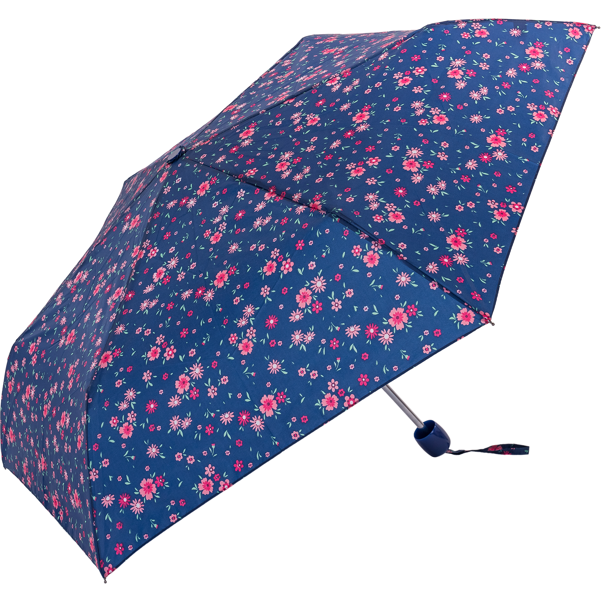 Purple Ditsy Floral Compact Umbrella (31101purple)