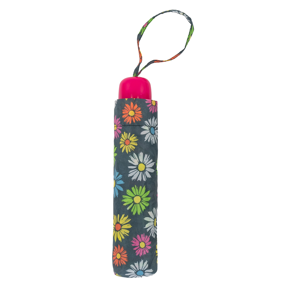 Flower power womens compact umbrella (31102)