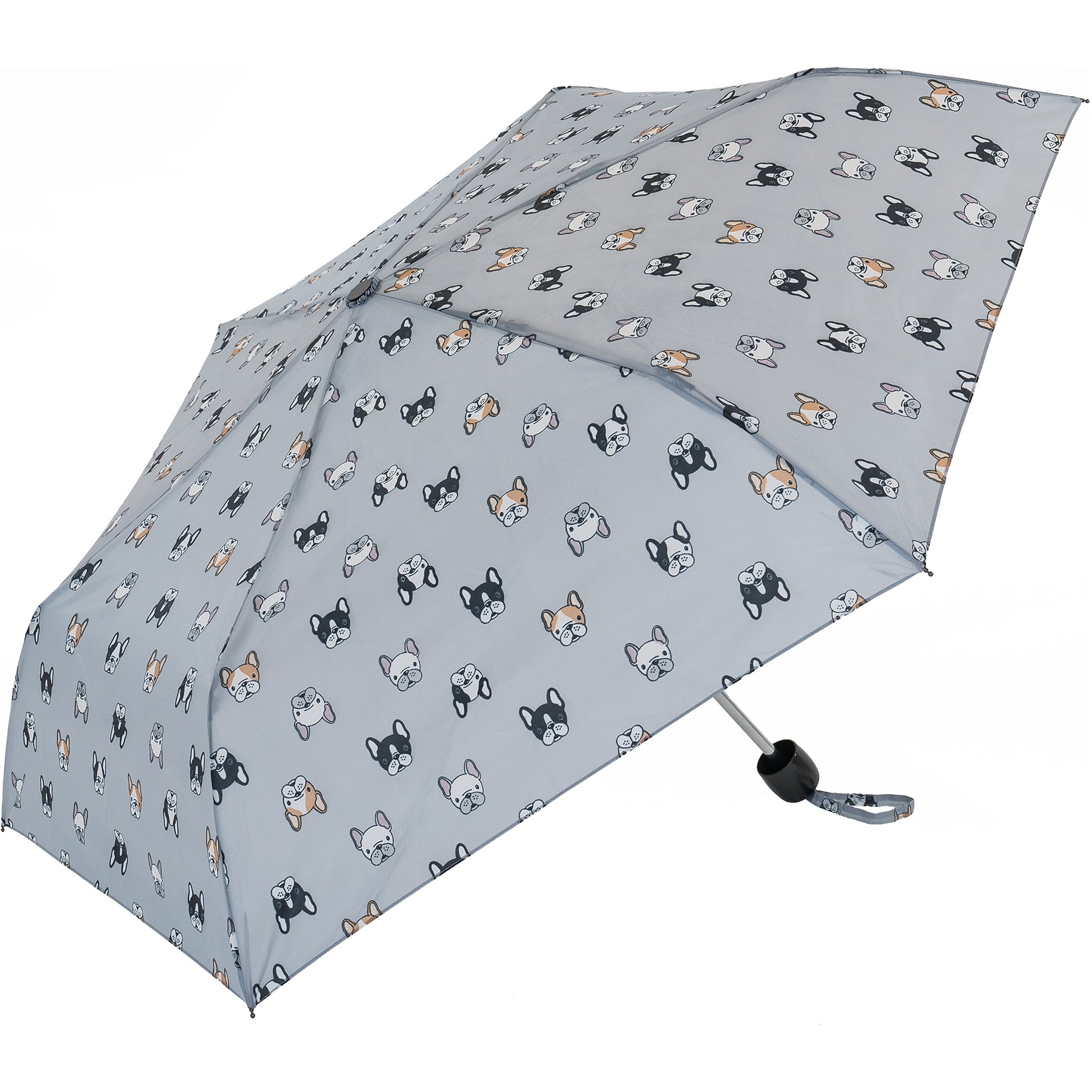 Grey Bulldog Compact Umbrella (31104G)