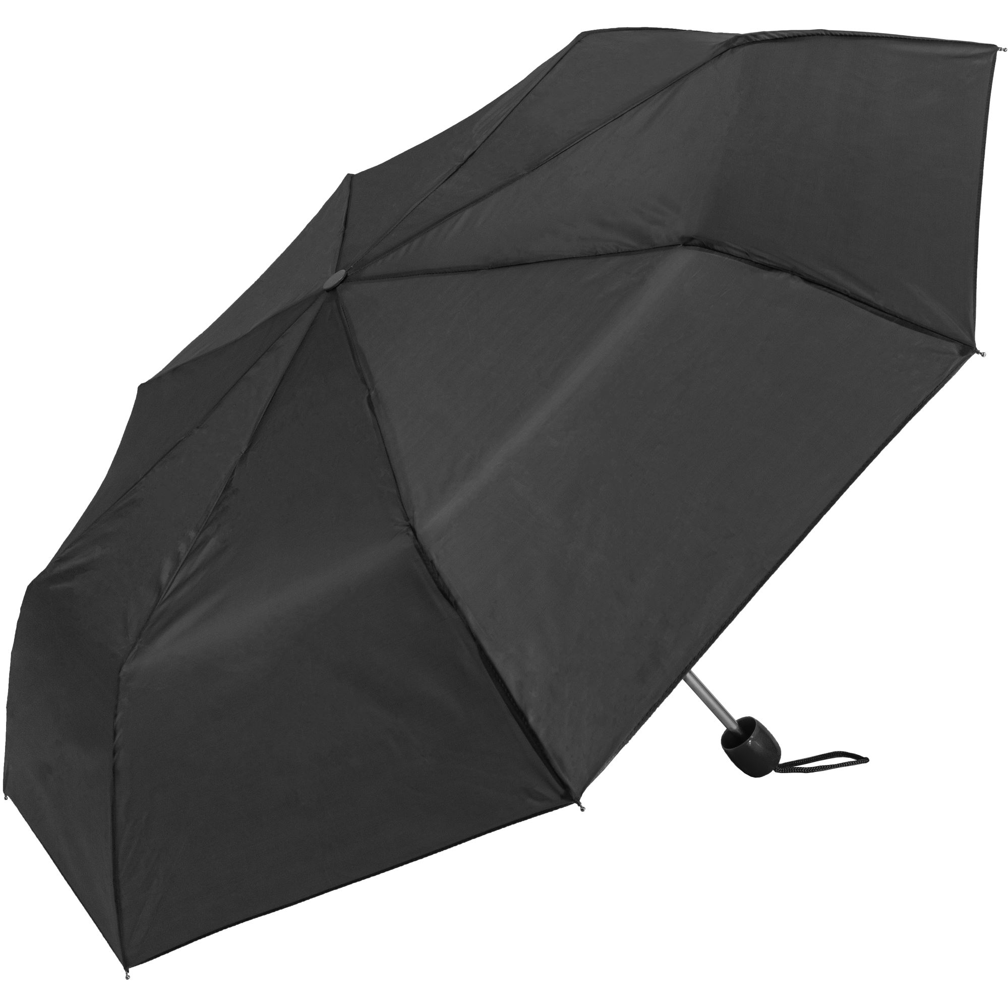 Unisex Black Compact Umbrella (3401B)