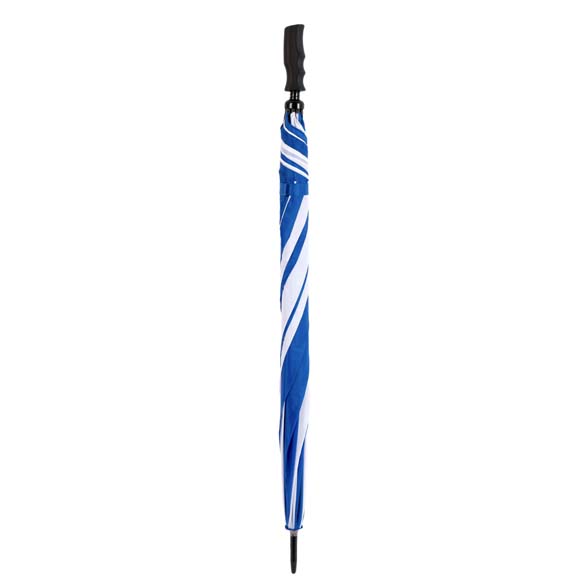 Royal Blue & White Golf Umbrella Wind Resistant Fibrelight (3473)
