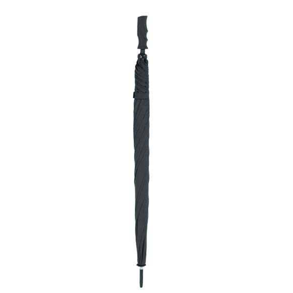 The Gibraltar Wind-Resistant Black Golf Umbrella (3475P)
