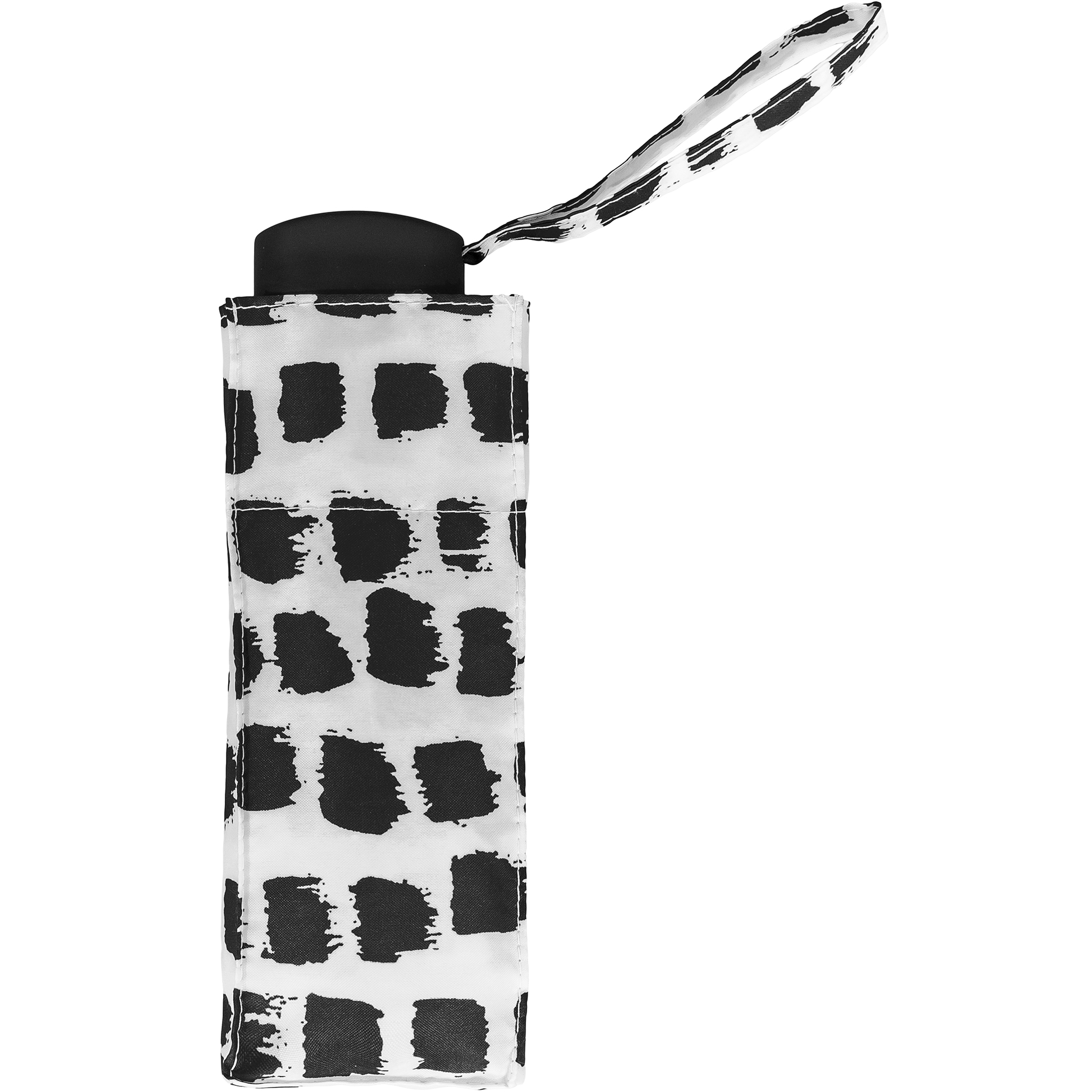 Super mini umbrella with black and white spots (51034-2)