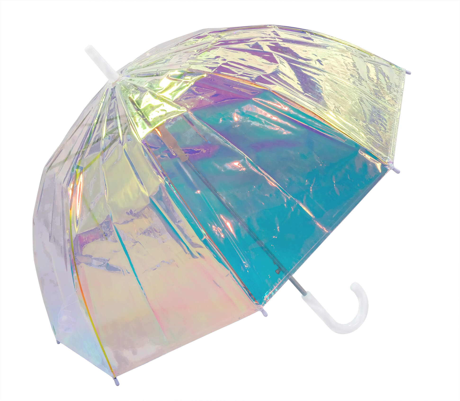 Iridescent Dome Umbrella Auto Open (18004)